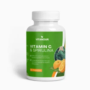 فيتامين سي مع سبيرولينا | دعم المناعة والطاقة | مضاد أكسدة قوي للصحة العامة